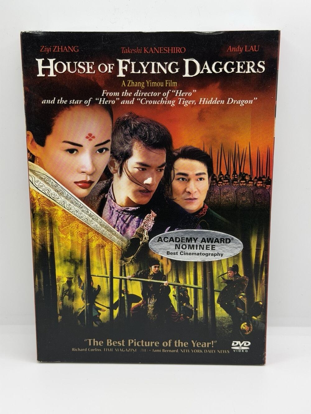 House of Flying Daggers DVD (Widescreen) + Slipcase 2005 Ziyi Zhang, Andy Lau LN
